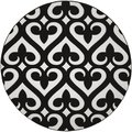 United Weavers Of America 7 ft. 10 in. Bristol Heartland Black Round Rug 2050 11470 88R